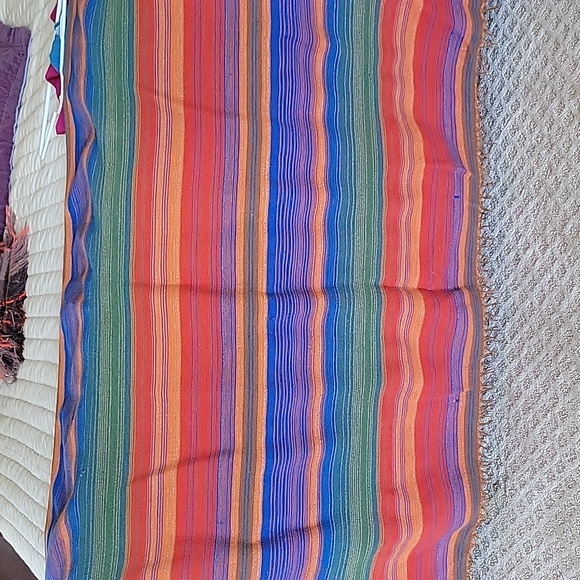 Vintage 74 x 55 Horse Blanket - Picture 4 of 5